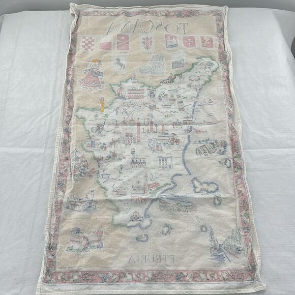 Toscana Etruria Italy Dish Towel Souvenir Decorative Kitchen Linen MonveniR - Picture 2 of 12